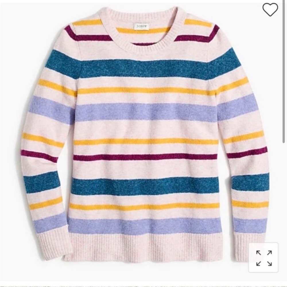 J Crew crewneck striped sweater